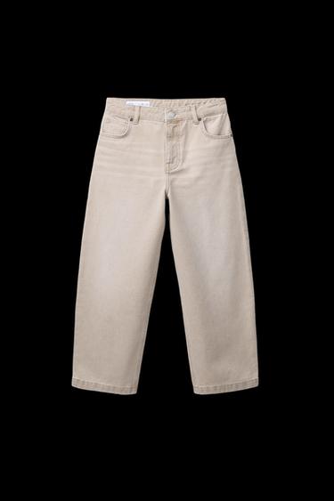 Zara LOOSE JEANS - Sand - Image 0