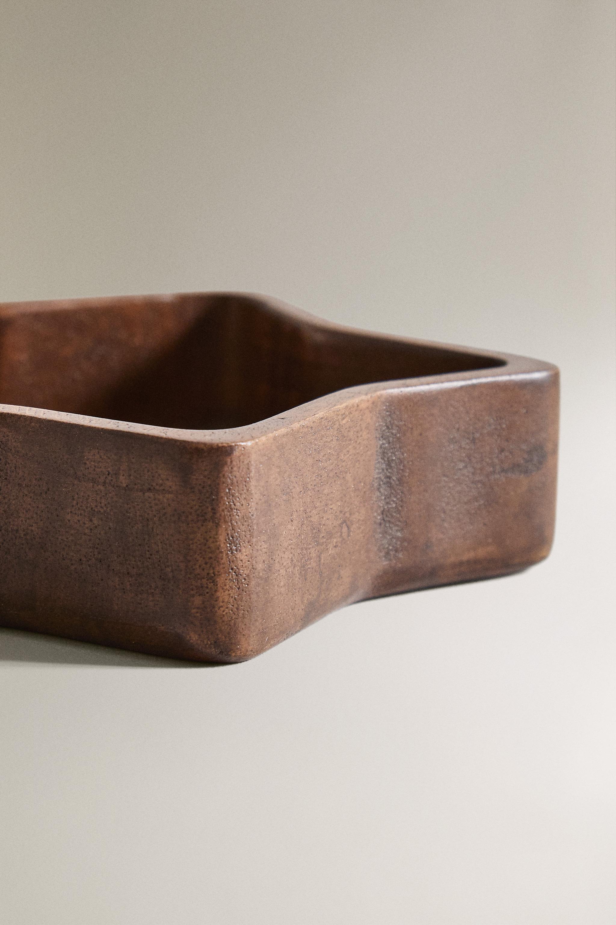 SET OF WOOD STAR BOWLS FOR CHRISTMAS (SET OF 3)