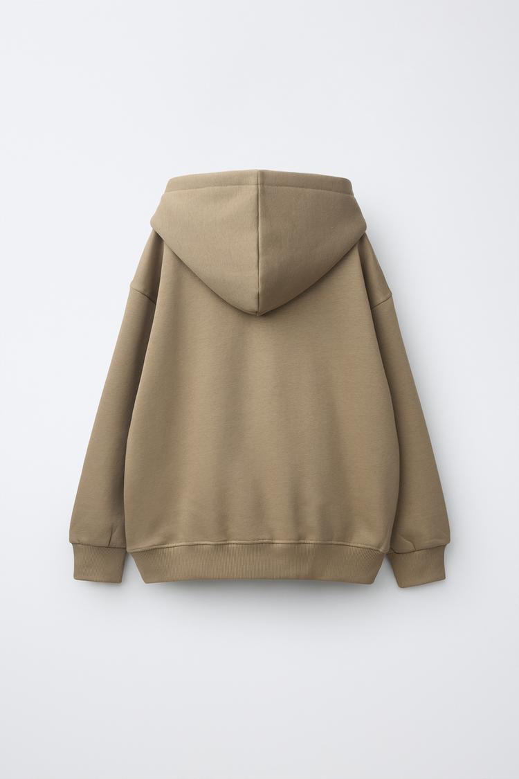 Sudadera con capucha lisa 2