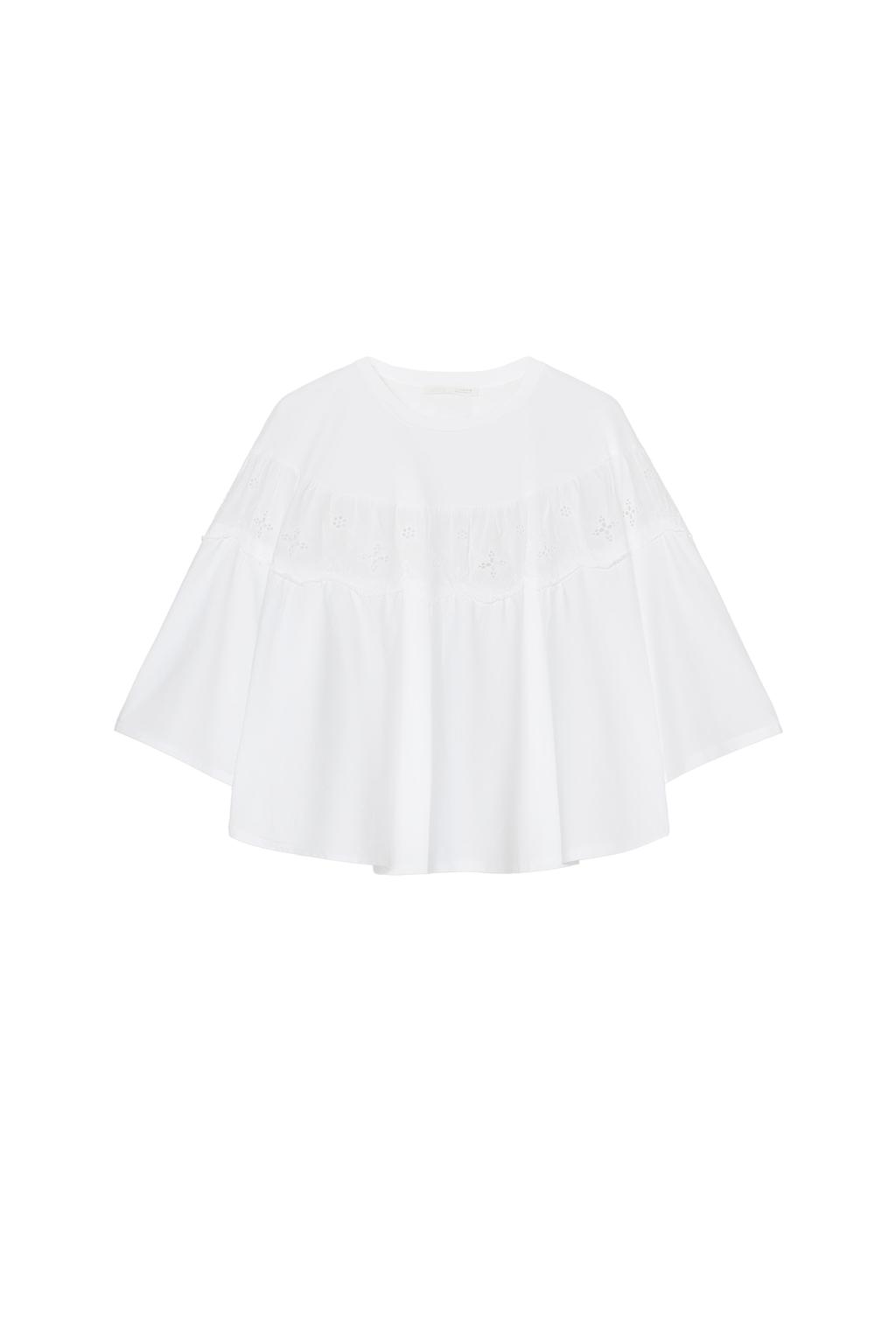 EMBROIDERED CAPE TOP - image 3