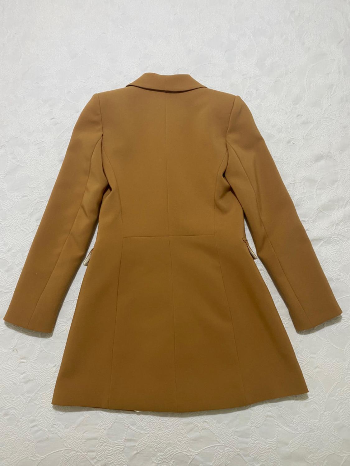 LONG DOUBLE-BREASTED BLAZER - Image 2