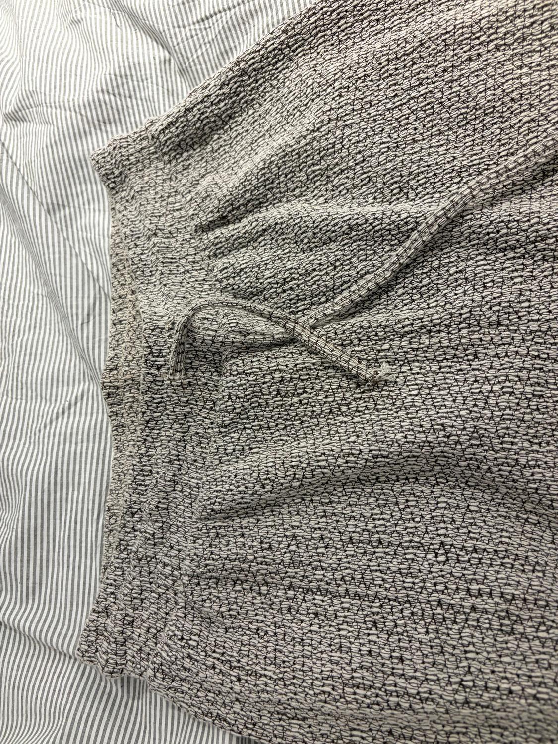 TEXTURED WIDE-LEG TROUSERS - Image 3
