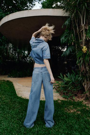 JEAN Z1975 LARGE TAILLE HAUTE - Bleu moyen de Zara - Image 4