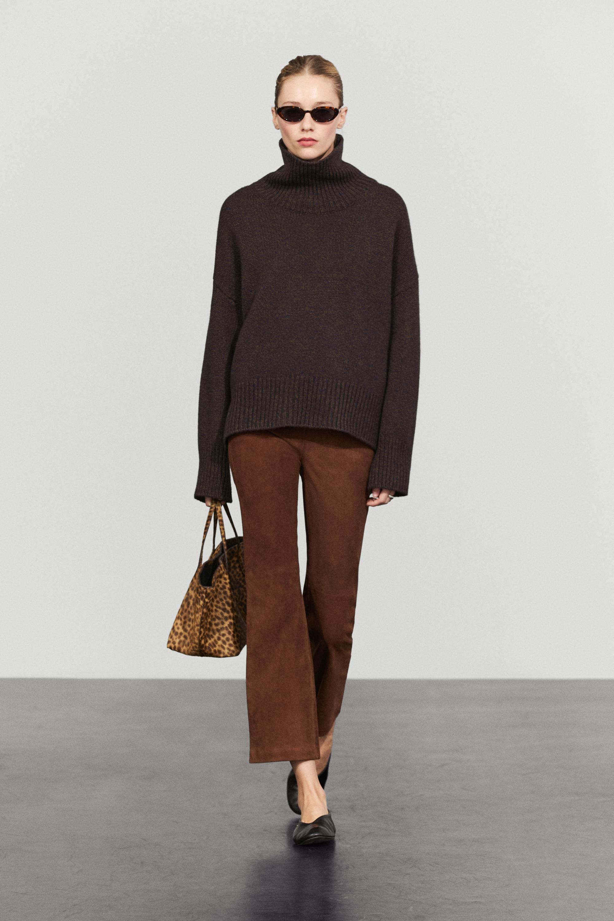 100% wool oversize knit sweater — 734