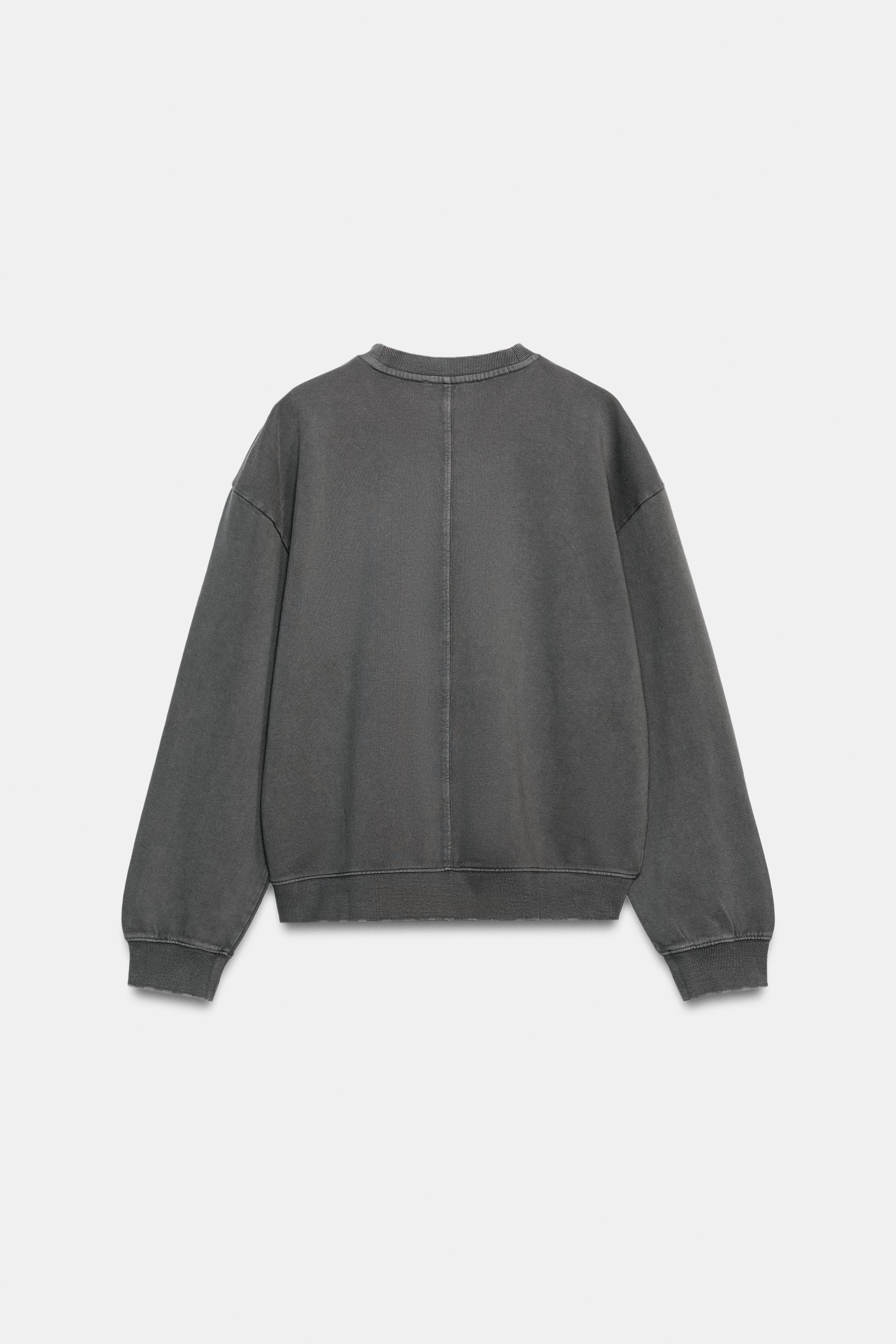 SOLUK GÖRÜNÜMLÜ SWEATSHIRT - Görsel 6