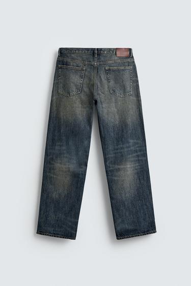 STRAIGHT FIT JEANS - Mid-blue by Zara - Image 7