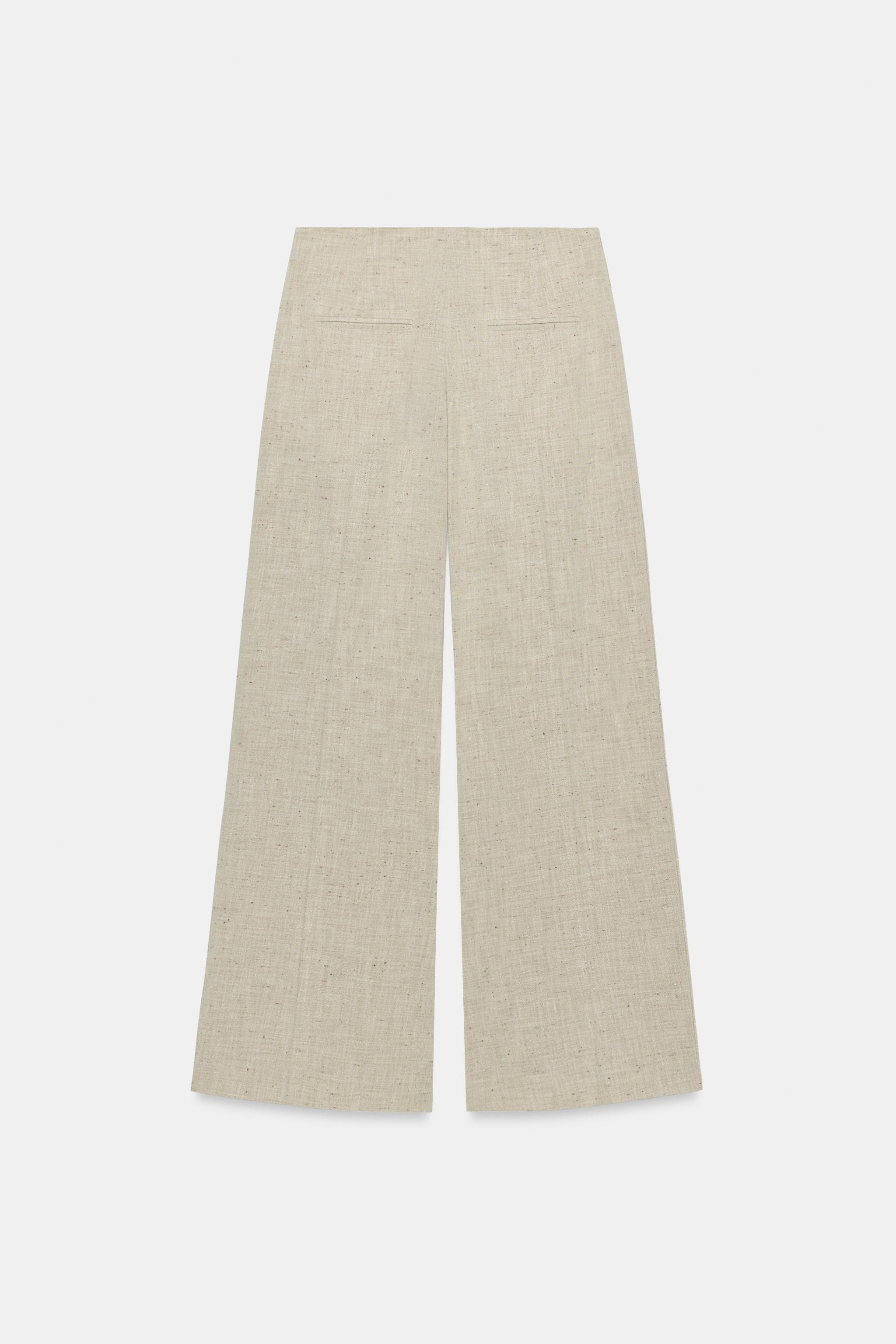 ZW COLLECTION TOPSTITCHED STRAIGHT LEG PANTS