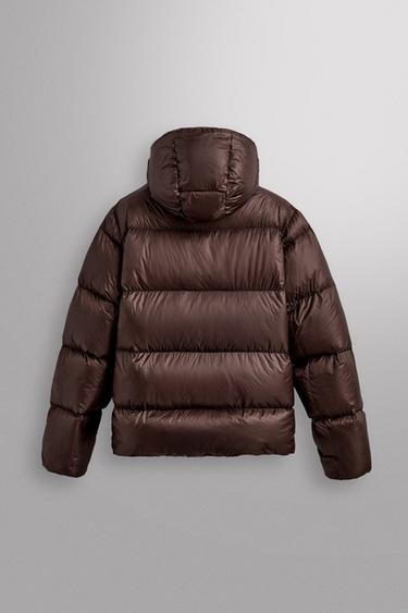 CAZADORA PLUMÍFERO 100% PLUMA SKI - Burgundy de Zara