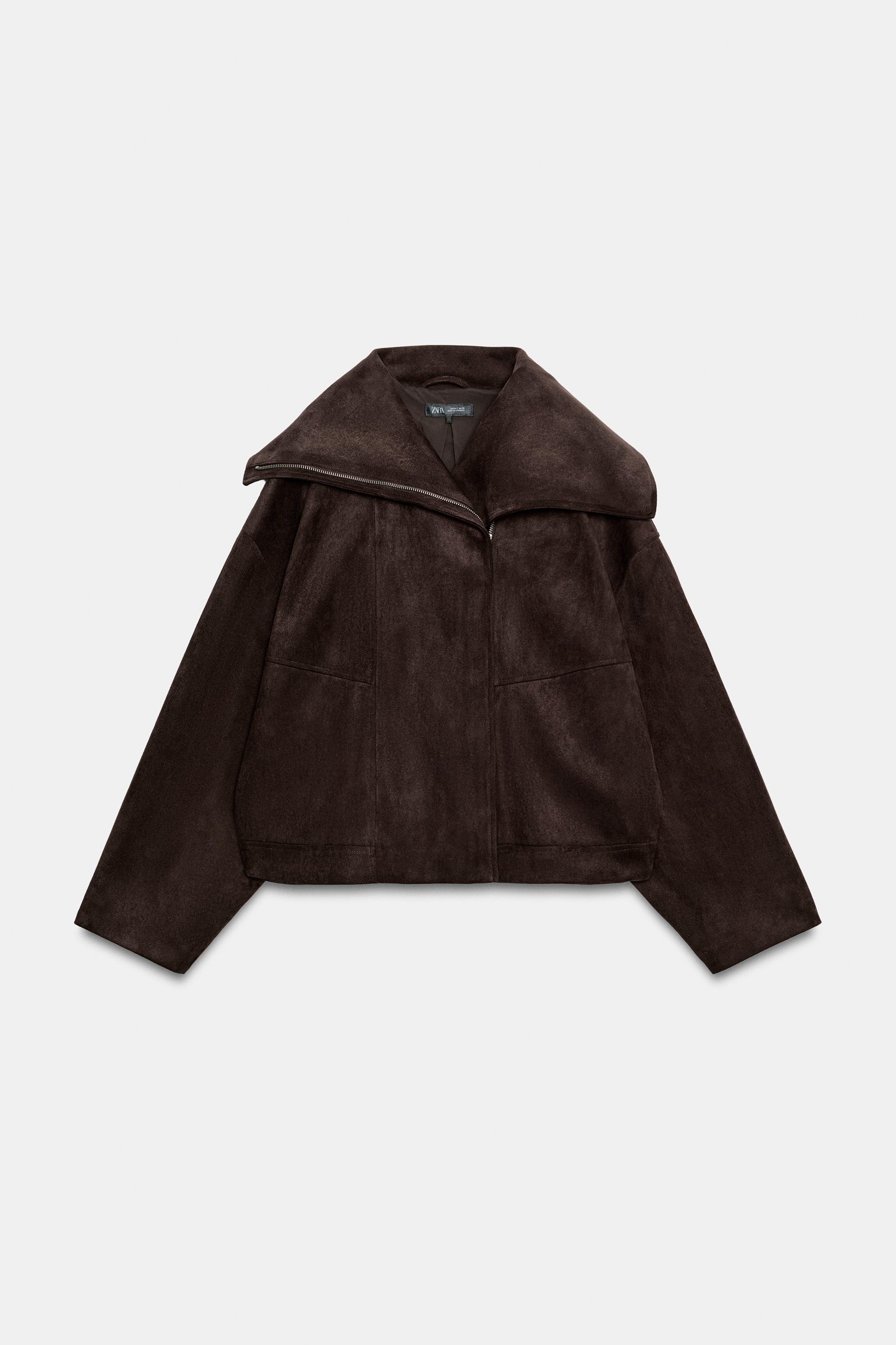 WIDE-COLLAR BOMBER JACKET