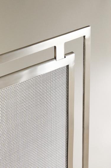 PARE-ÉTINCELLES ACIER CHEMINÉE - Argent de Zara - Image 2