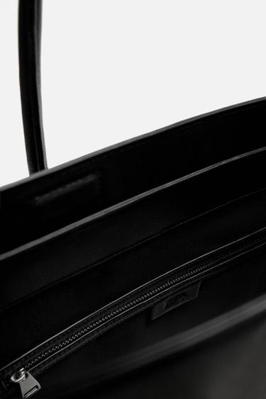 BELTED HANDBAG - Black by Zara - Image 6