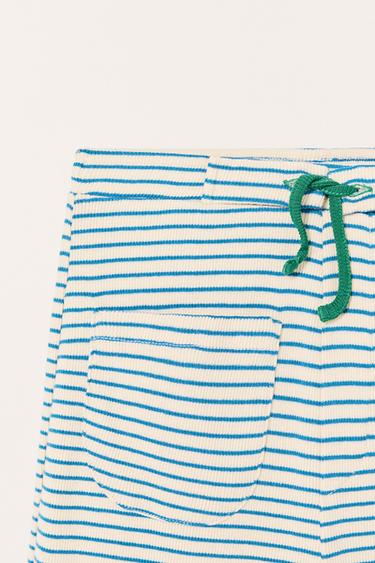 LIMITED EDITION STRIPED STRAIGHT-LEG TROUSERS - striped by Zara - Image 6