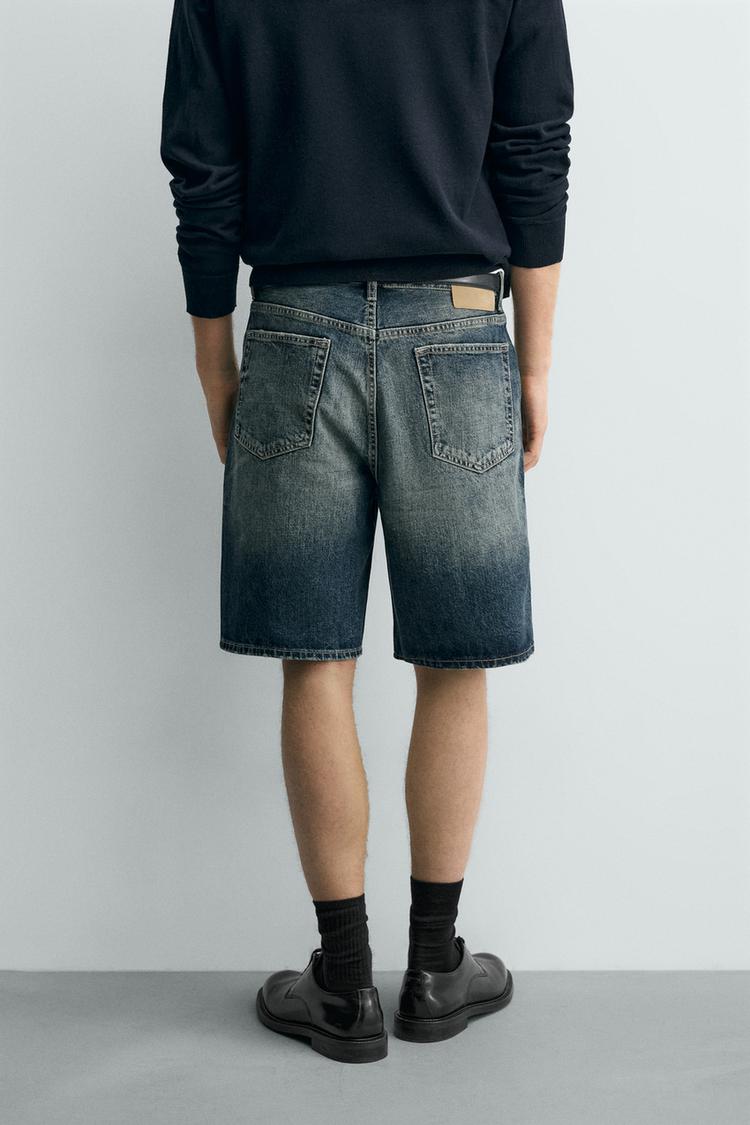 BERMUDAS DE MEZCLILLA DE PIERNA RECTA 3