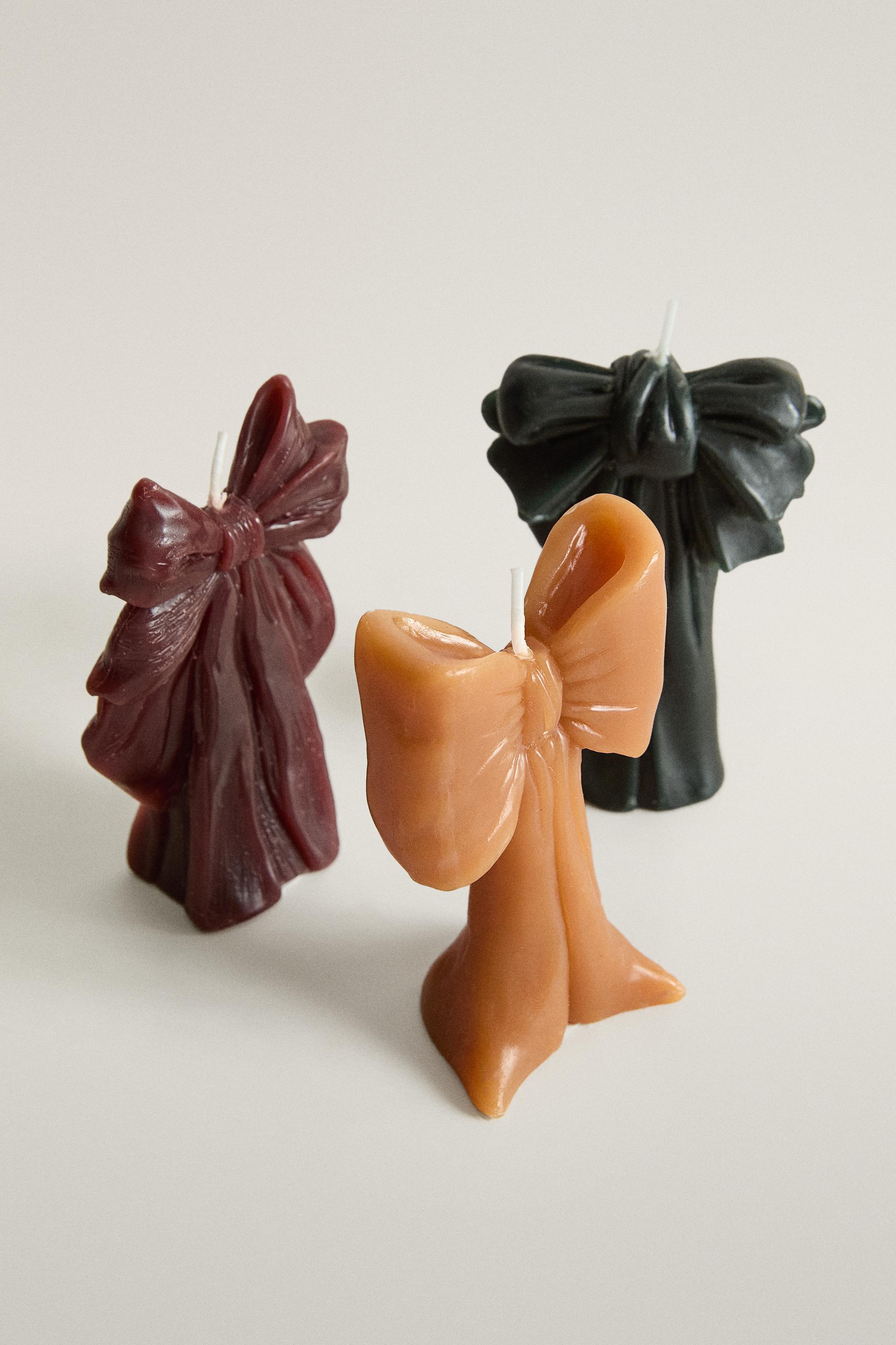 BOW SCENTED CANDLES PACK (PACK OF 3)
