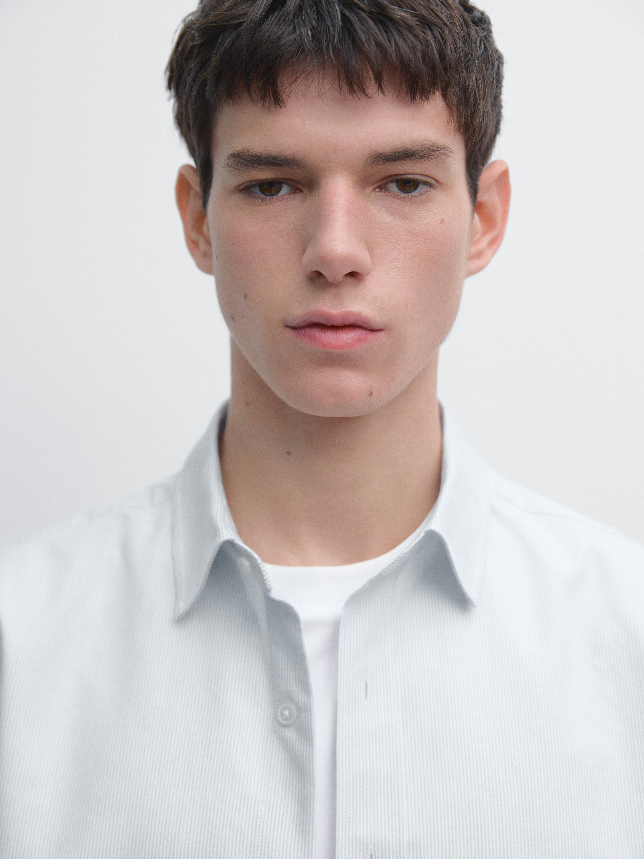 Chemise regular fit milleraies