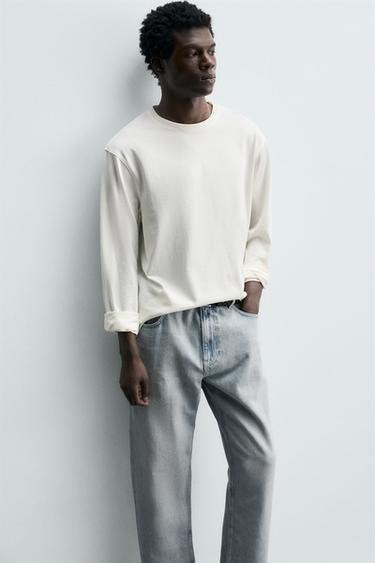 JEAN COUPE DROITE - Bleu clair de Zara - Image 7