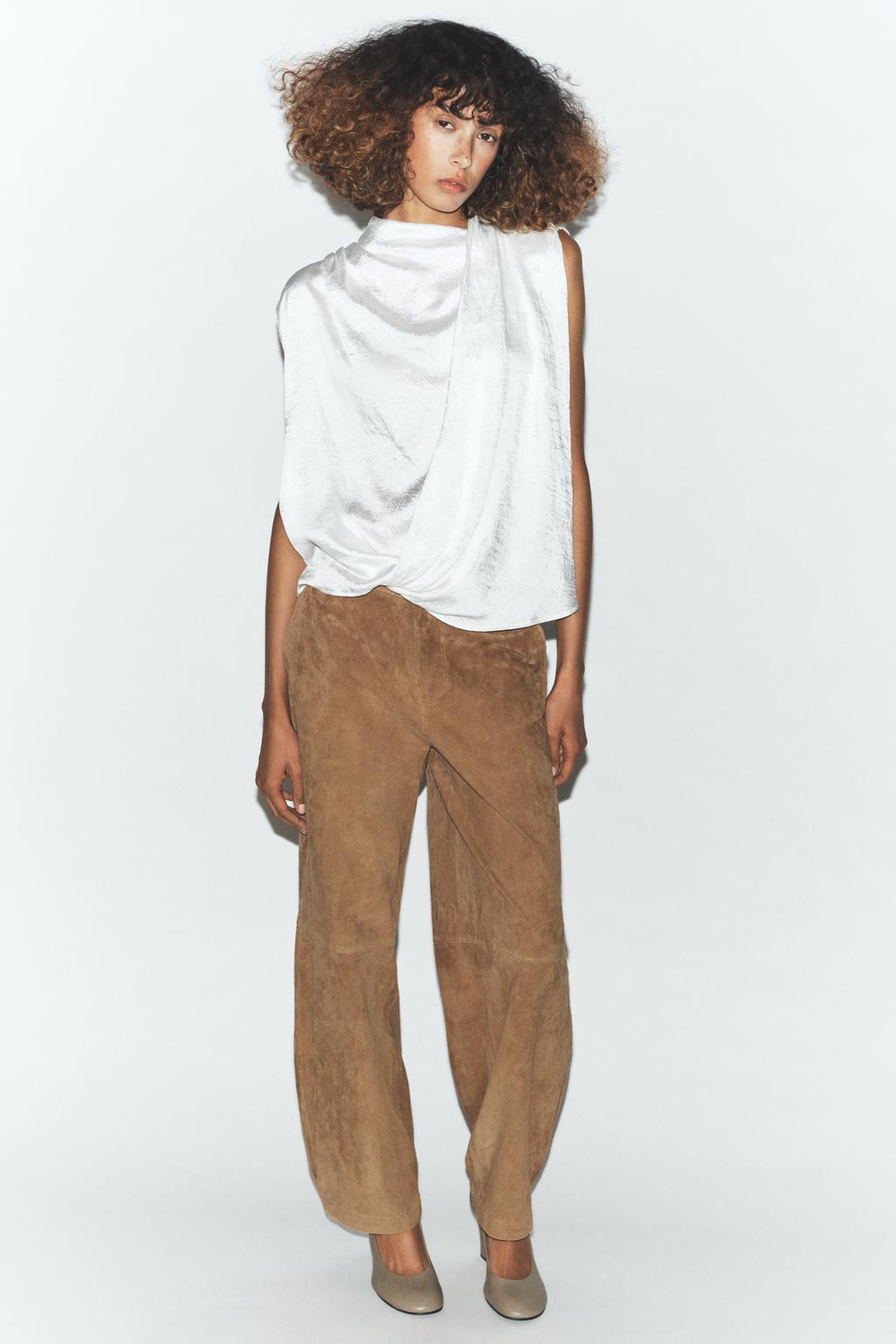100% SUEDE LEATHER PANTS