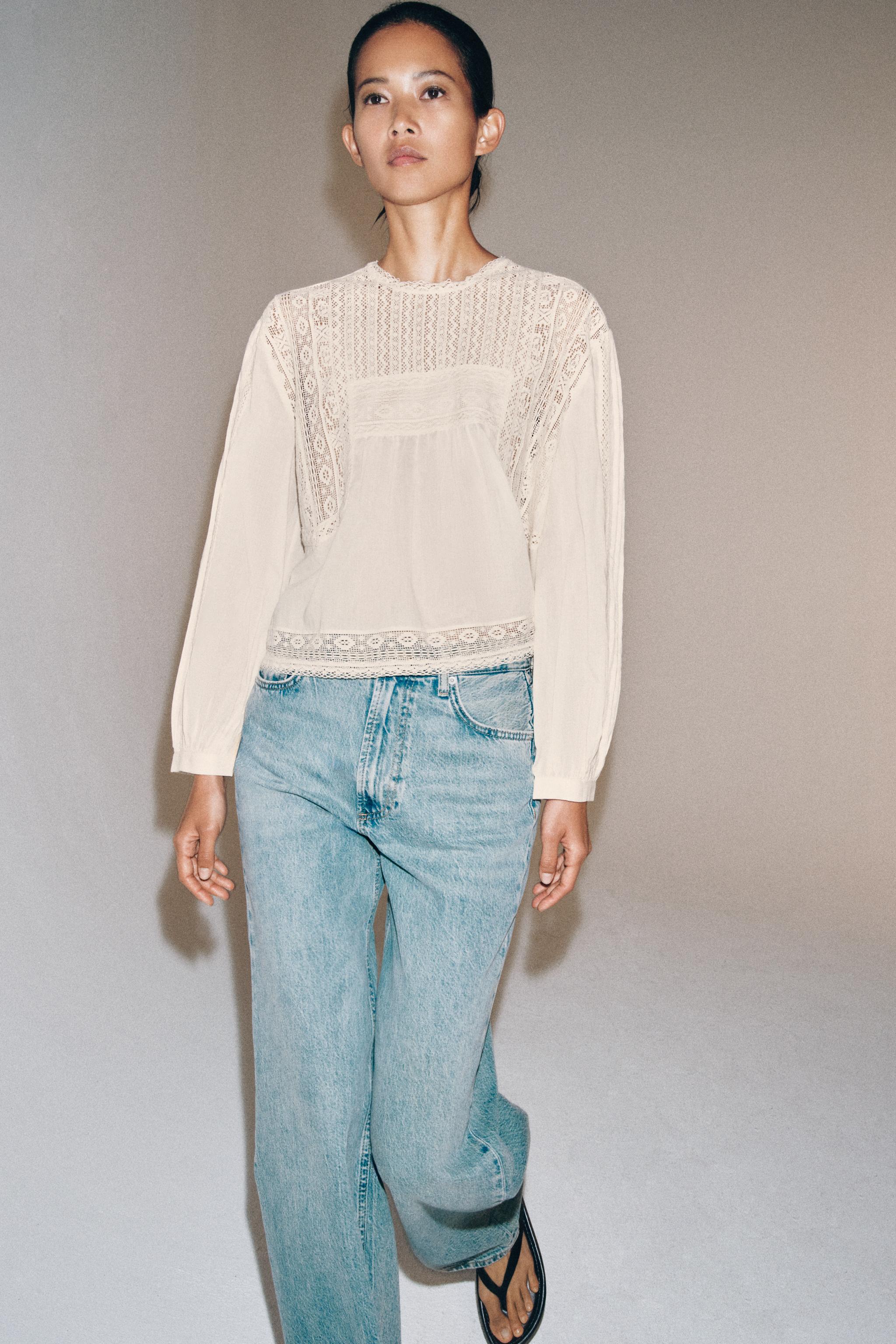 İŞLEMELİ GÖMLEK ZW COLLECTION