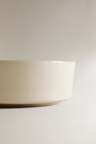 CERAMIC PET FOOD BOWL WITH SLOGAN DETAIL - Green by Zara - Image 4