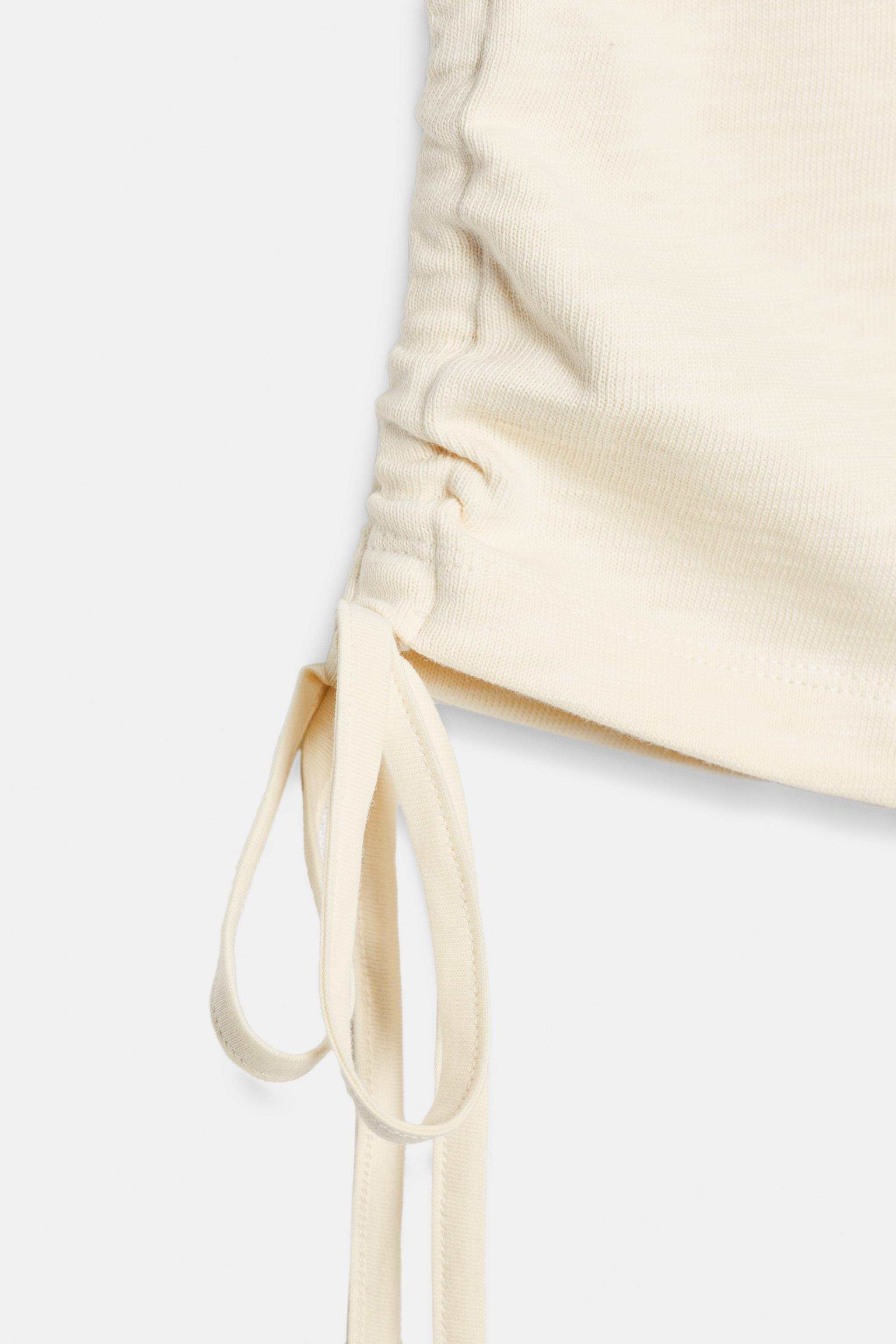 RUCHED RUSTIC T-SHIRT