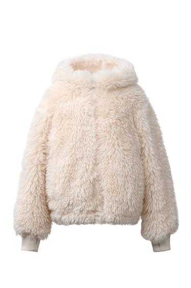 FAUX FUR SKI COLLECTION JACKET - Ecru by Zara