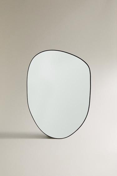 Zara SMALL ASYMMETRIC WALL MIRROR - Transparent - Image 0