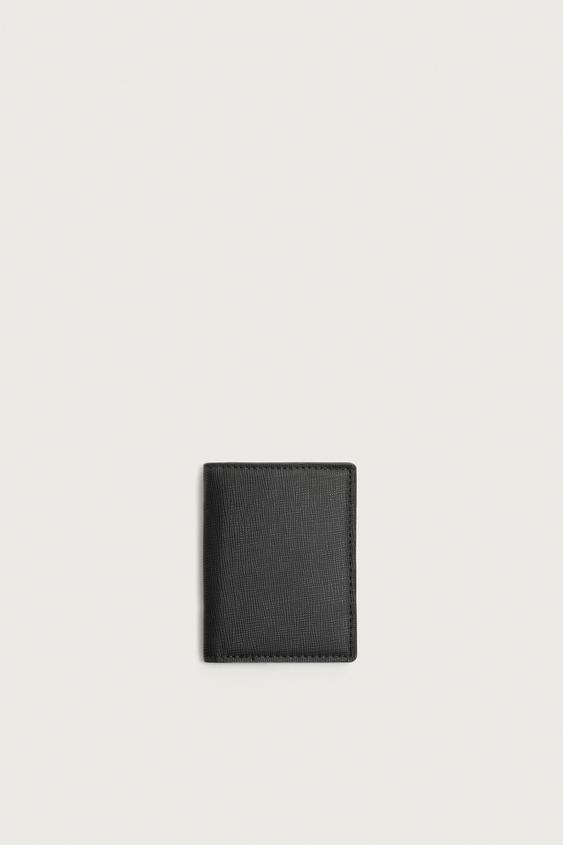CARTERA VERTICAL TEXTURA - Negro de Zara - Imagen 0
