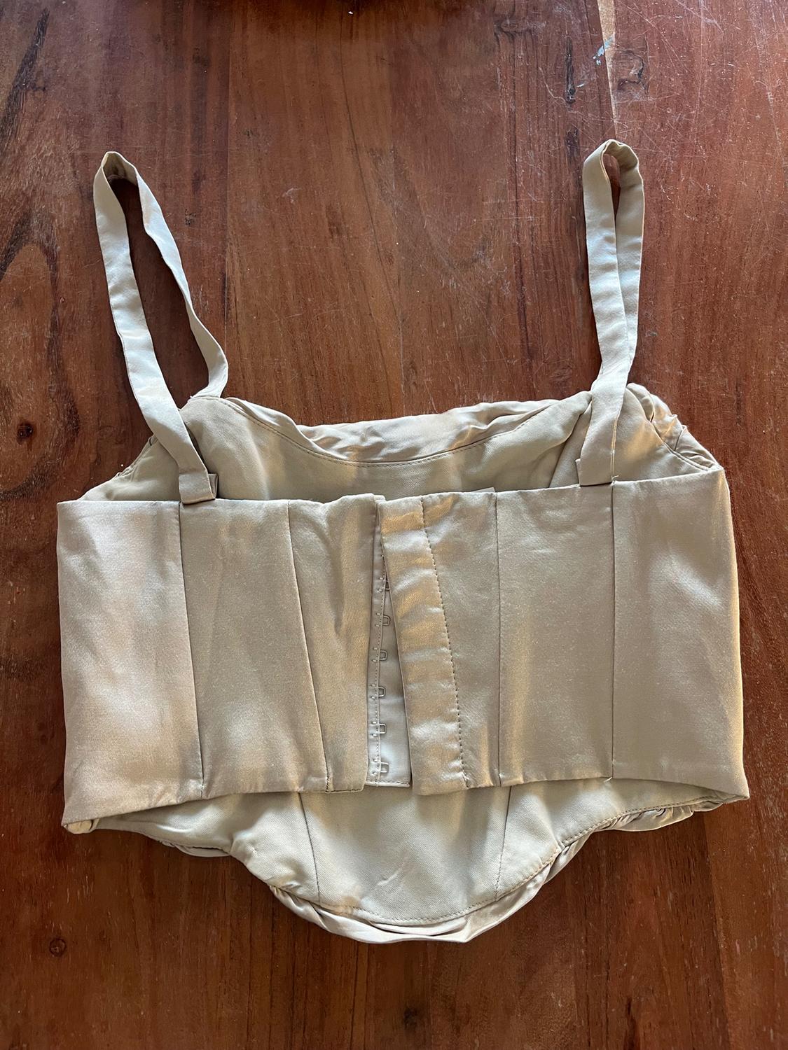 DRAPED CORSETRY-INSPIRED TOP - Image 2