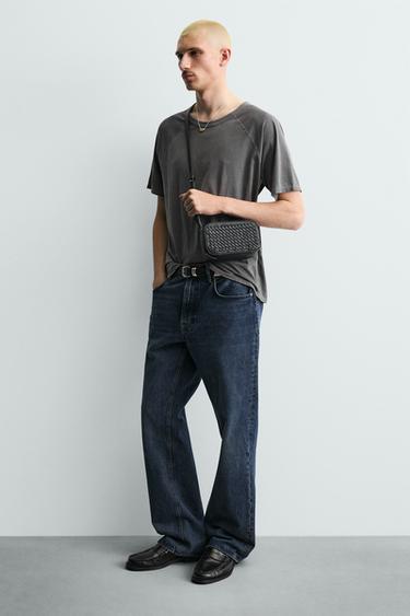 BRAIDED CROSSBODY BAG - Black by Zara - Image 1