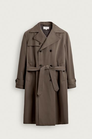 Zara MANTECO® ORIGINS WATER REPELLENT TRENCH COAT - Brown / Taupe