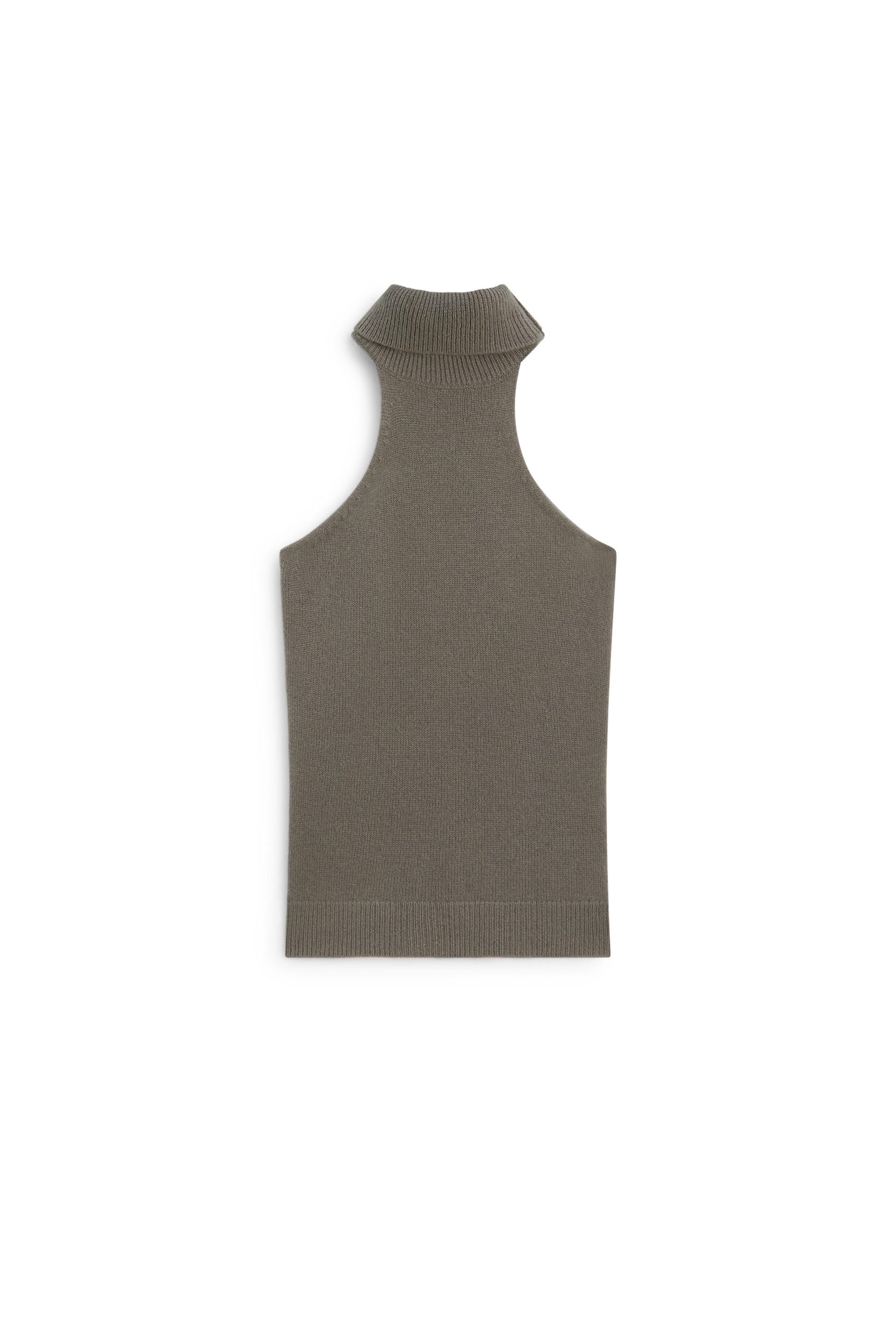 Top en maille encolure américaine 100 % cachemire - LIMITED EDITION