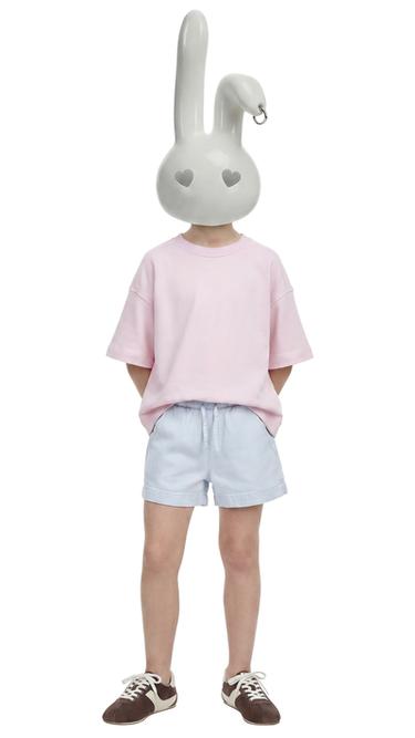 SHORT EN JEAN - Bleu clair de Zara