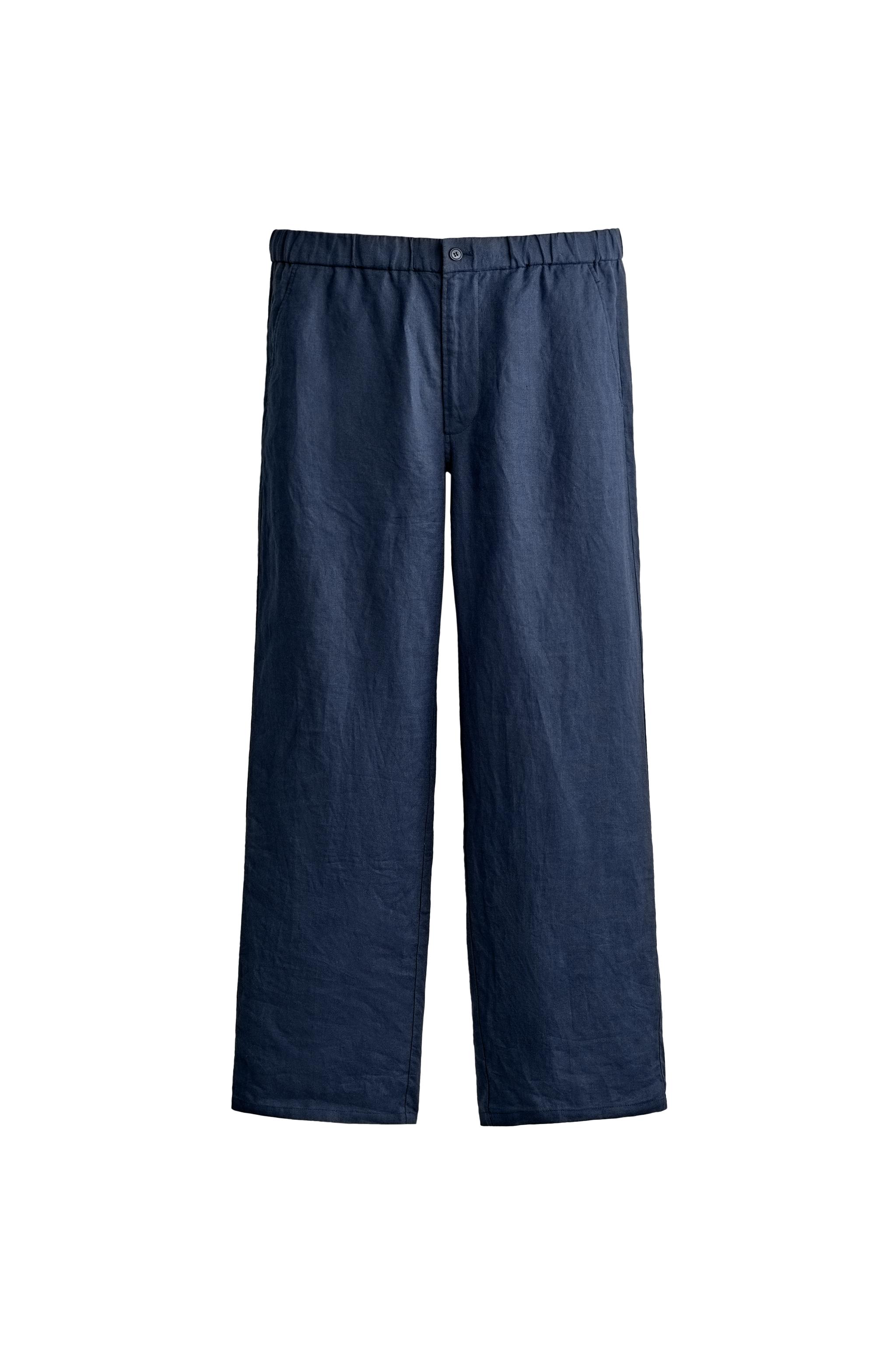 PANTALÓN REGULAR FIT 100% LINO