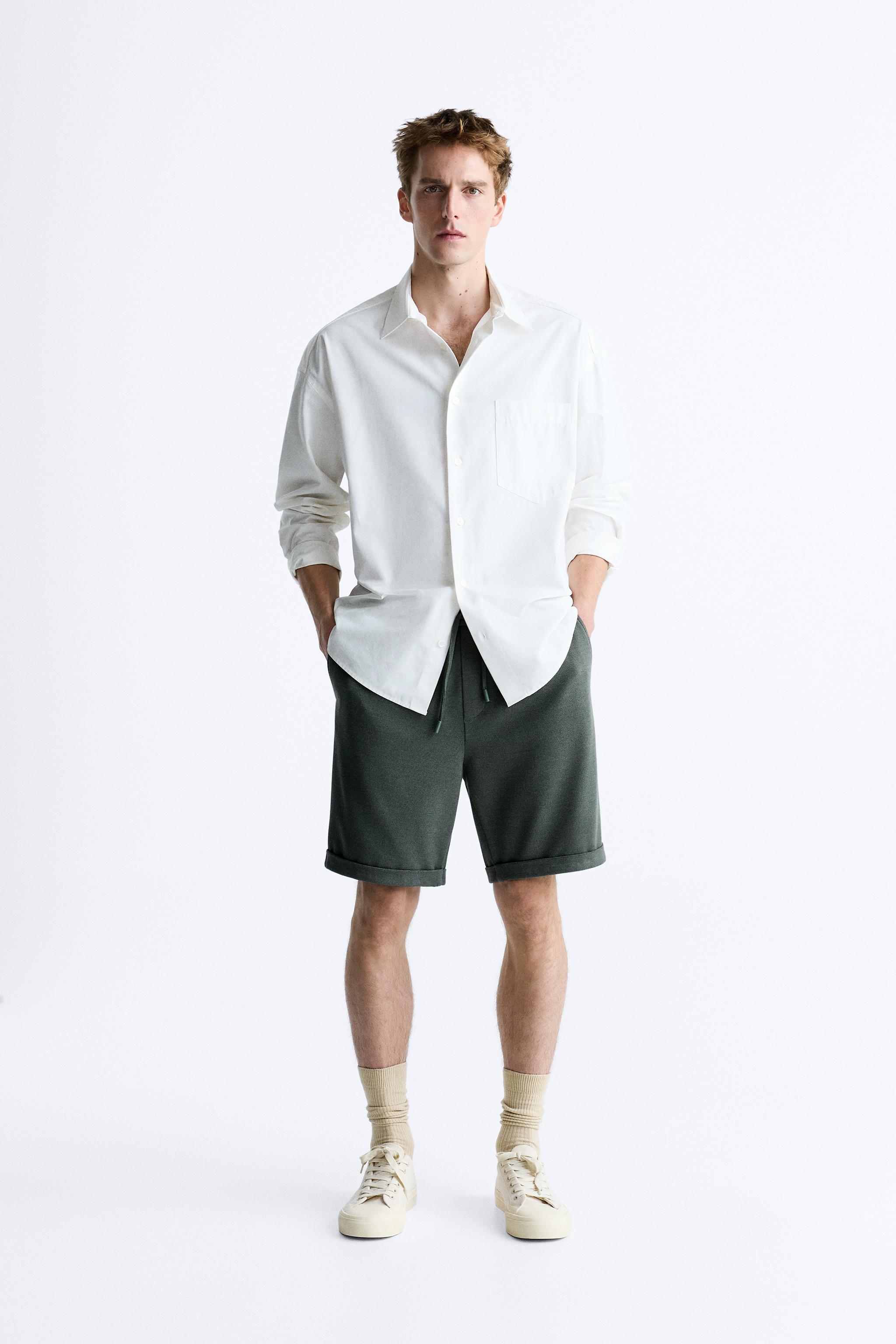 Shorts 2025 hombre zara