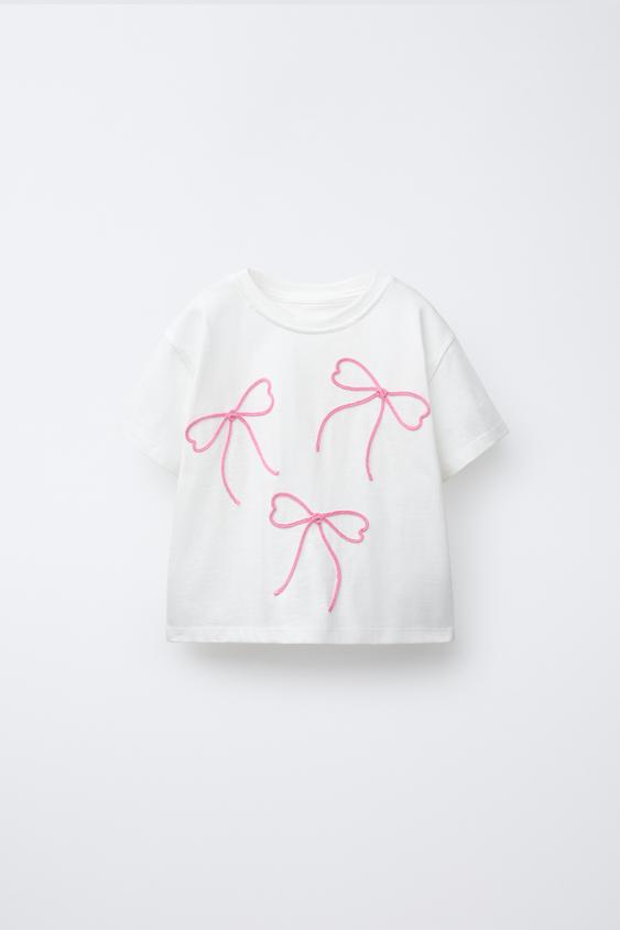 DRAWSTRING BOW T-SHIRT