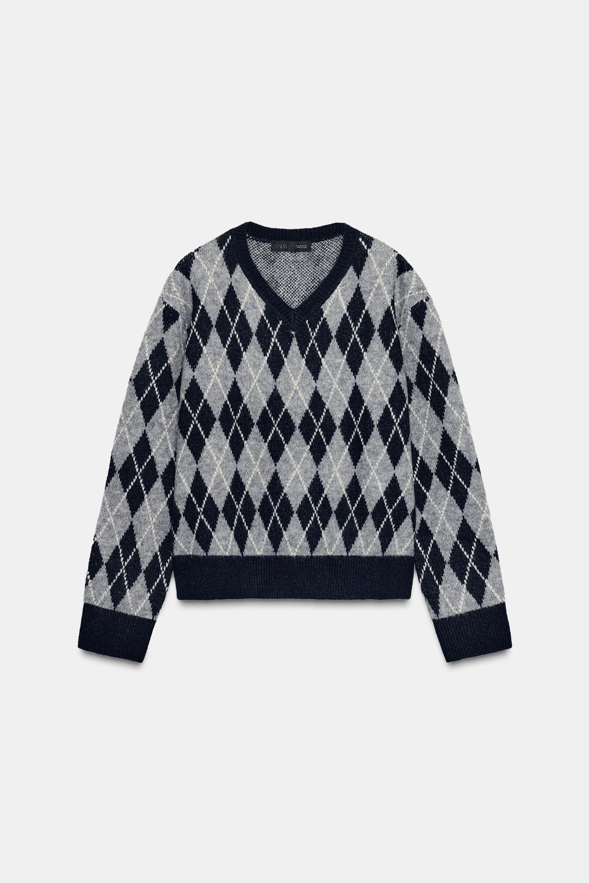 DIAMOND KNIT JUMPER