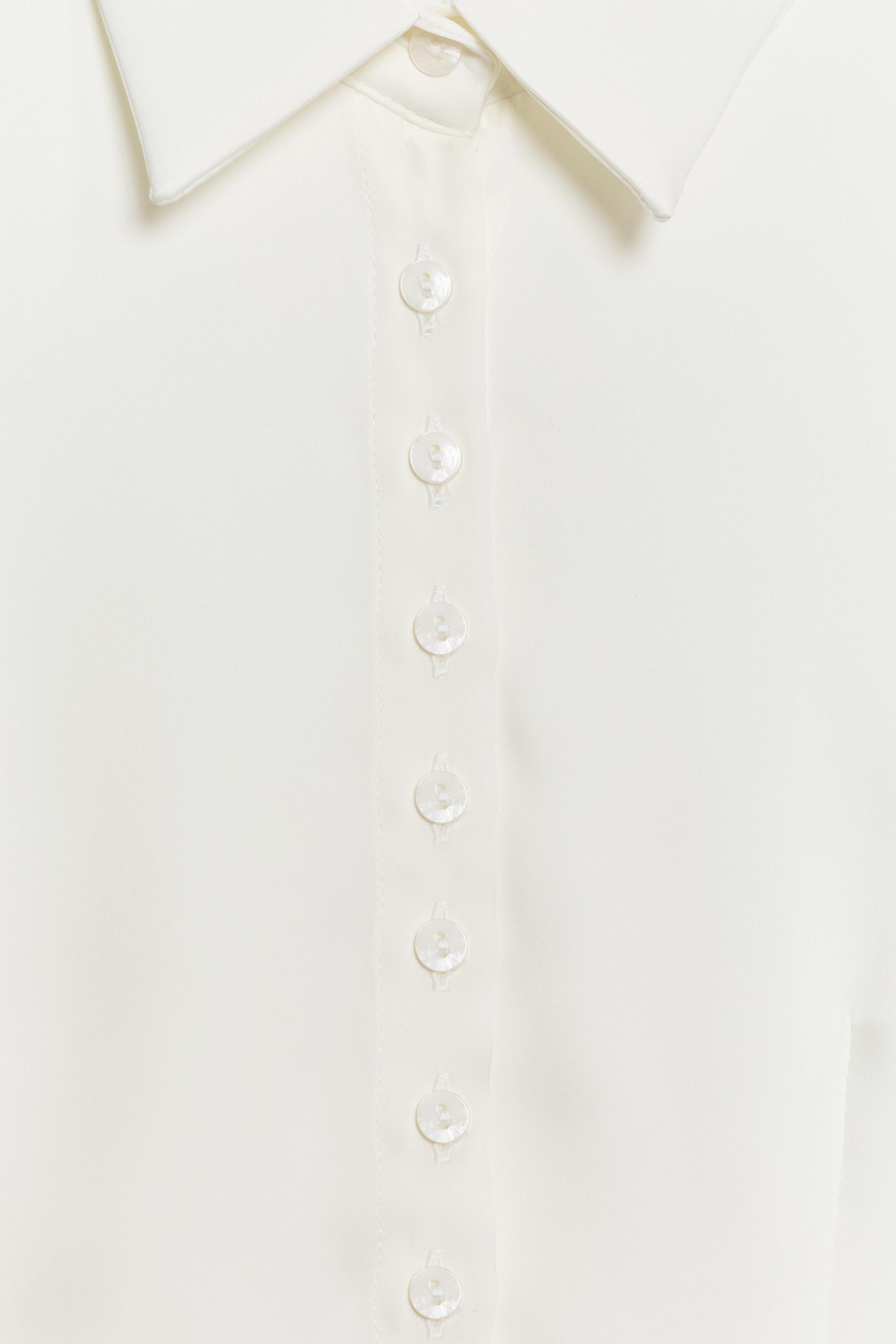 FITTED SATIN SHIRT thumbnail 9