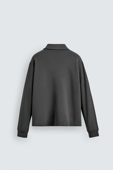 POLO RELAXED FIT SOFT - Gris moyen de Zara - Image 6