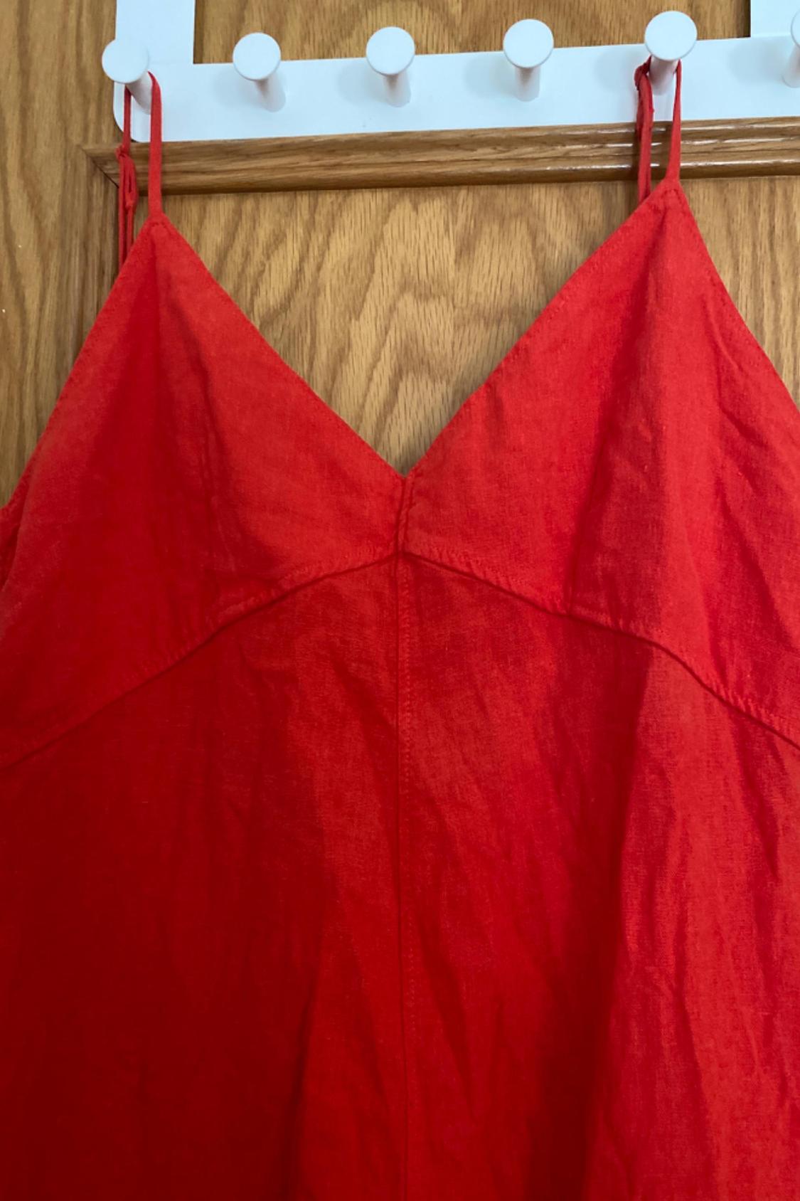 LINEN BLEND CAMISOLE DRESS - Image 4