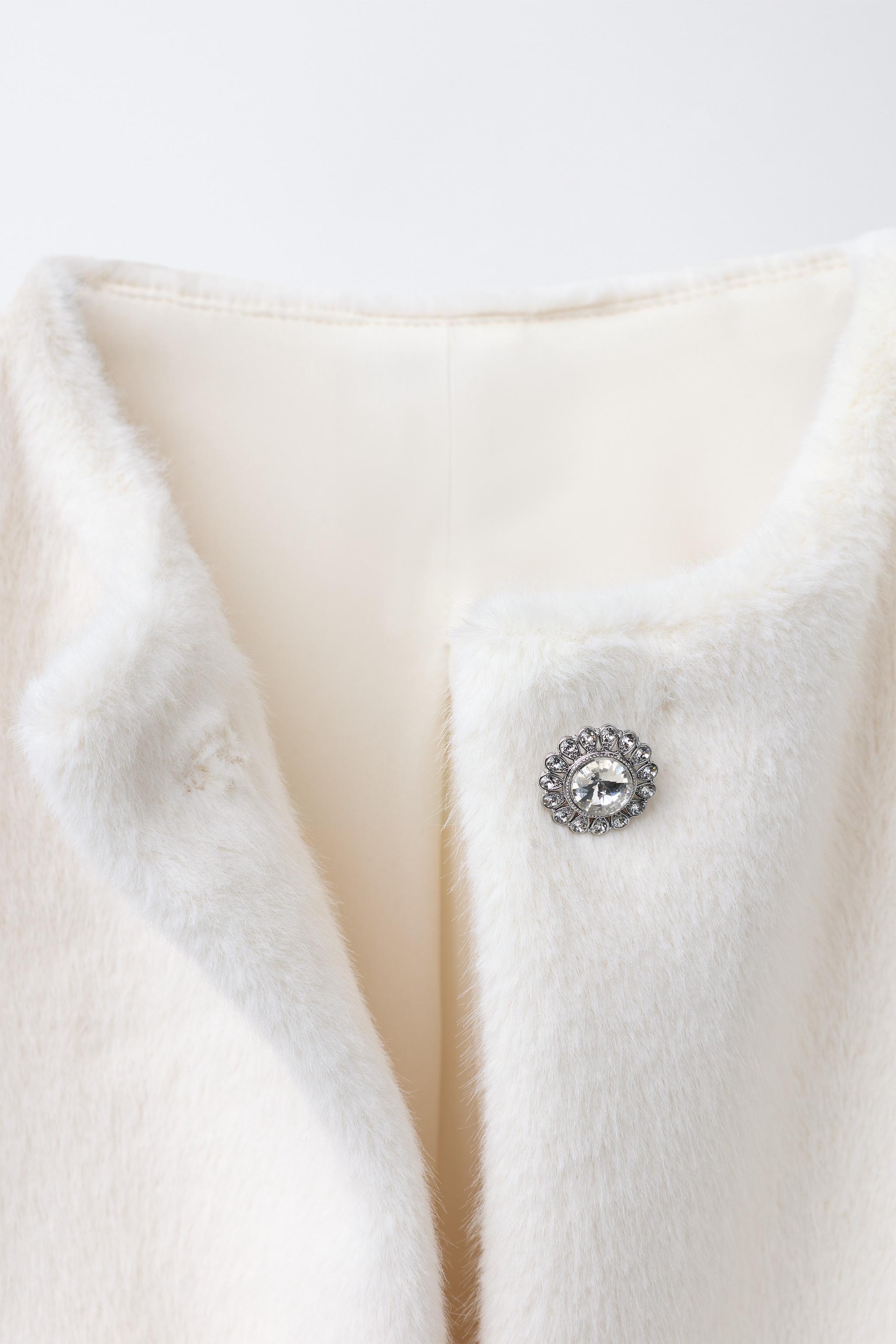 FAUX FUR BOLERO JACKET