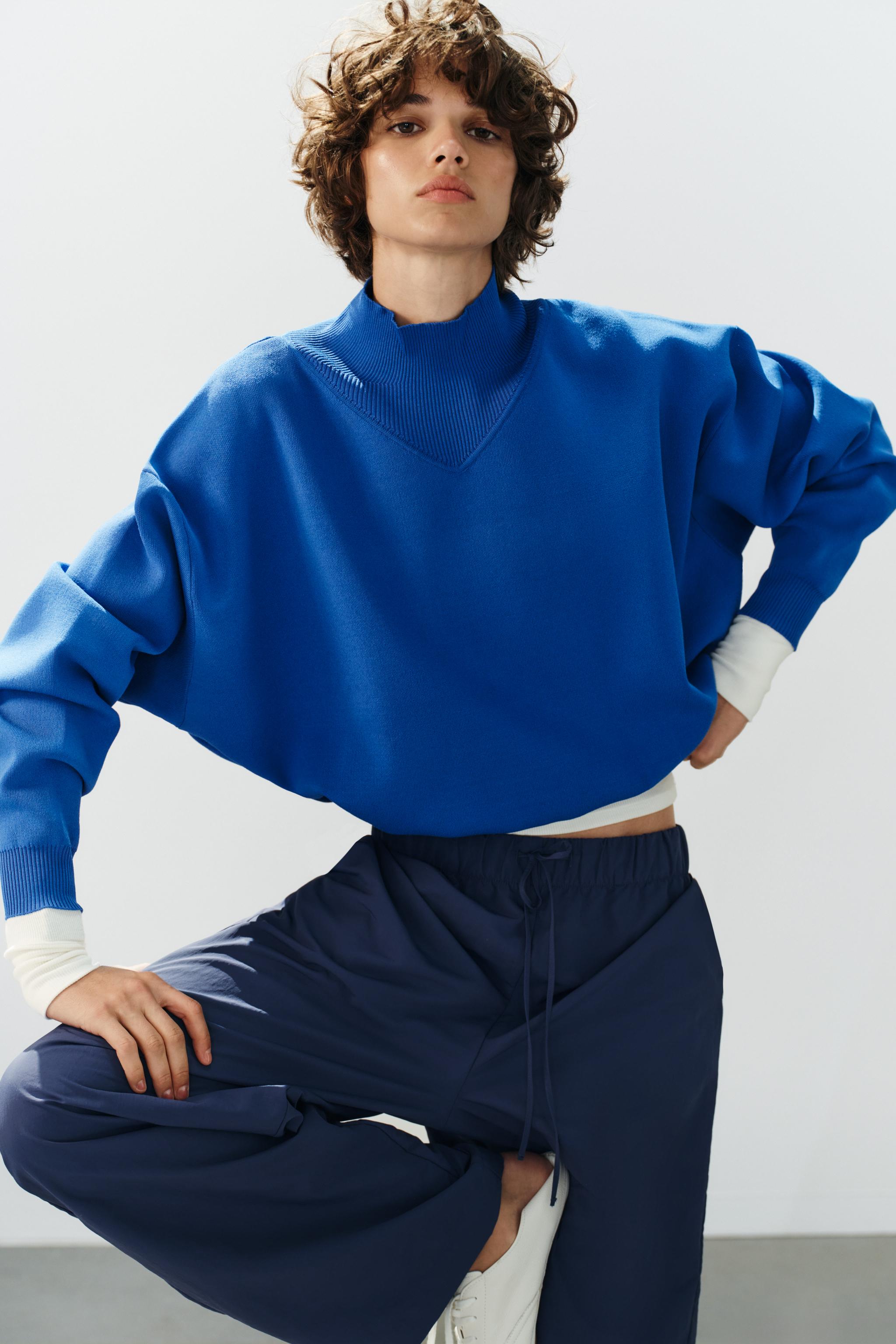 Женские свитеры Zara BUBBLE KNIT JUMPER — фото 4