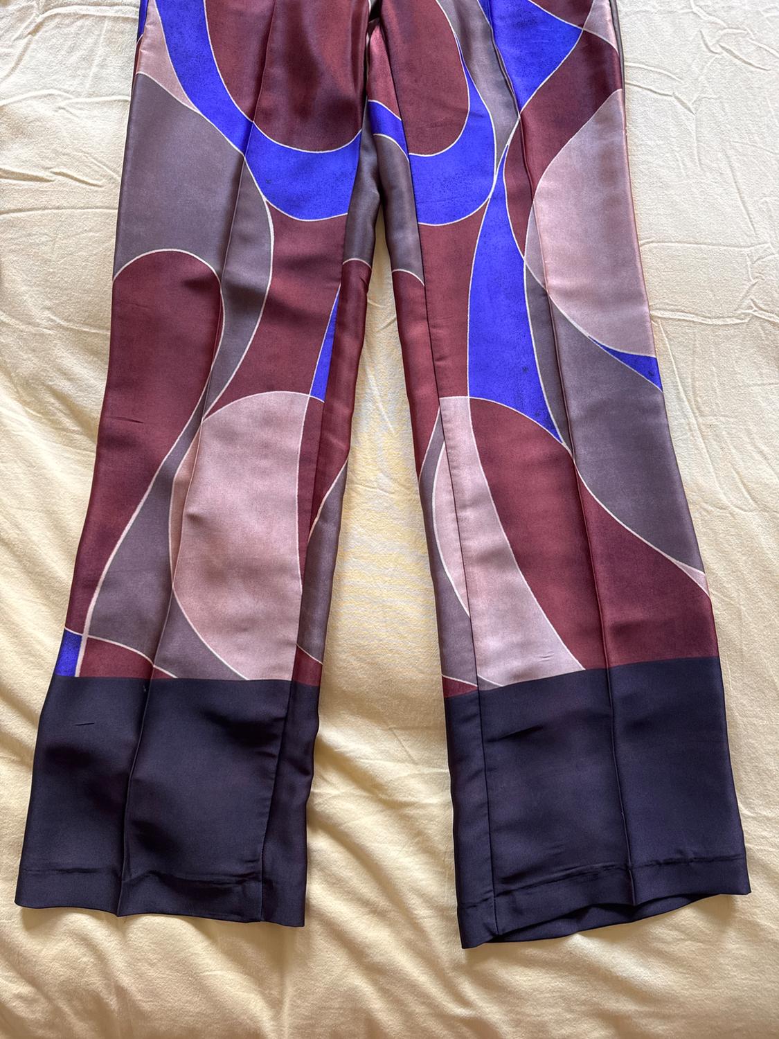 PRINTED SATIN PANTS - Image 6