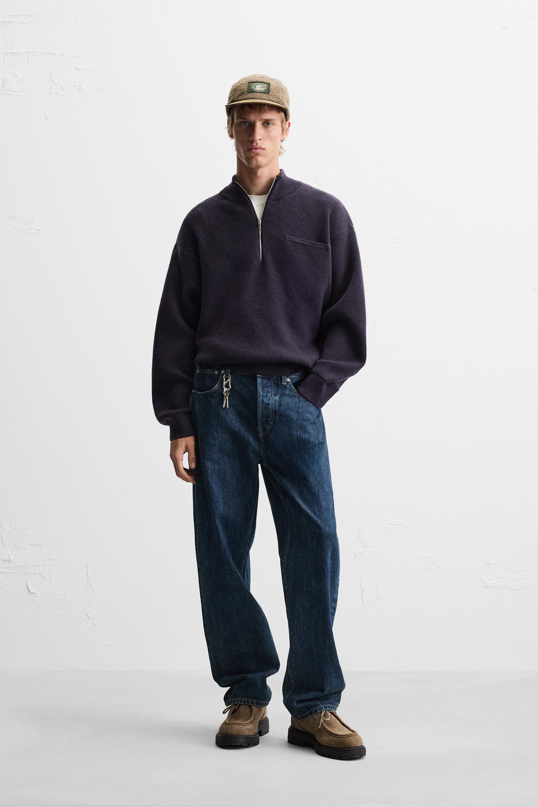 ファッション好きが選ぶ人気ブランドランキング | ダークブラウン - ジッパーハイネックセーター ZARA 日本 / Japan トップス
