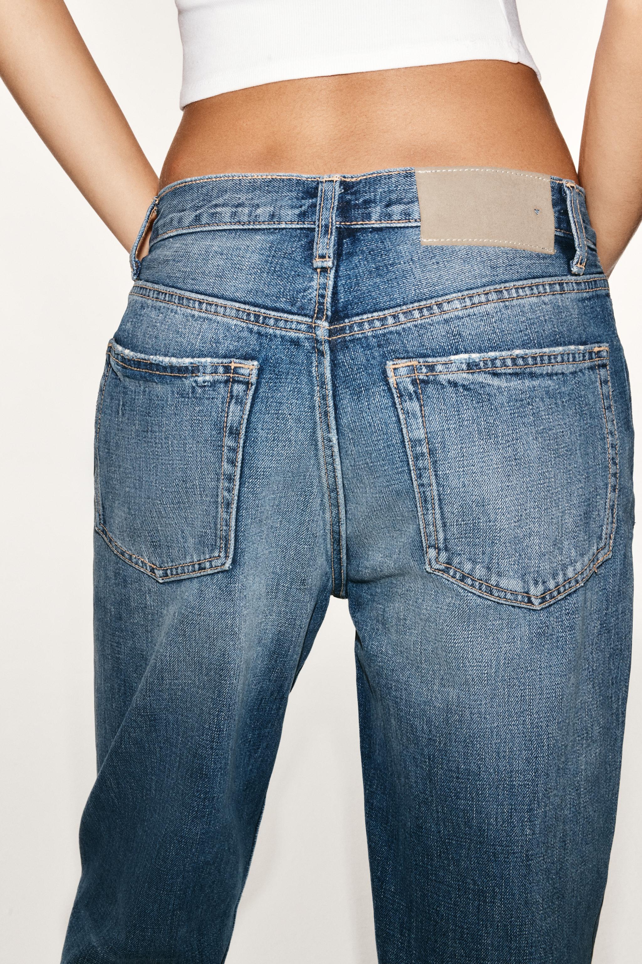 TRF MID-RISE STRAIGHT FIT JEANS