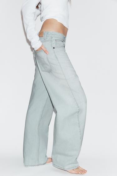 JEANS TRF BAGGY BALLOON TAILLE NORMALE - Bleu clair de Zara - Image 3