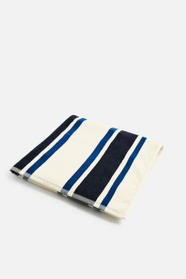 STRIPED BEACH TOWEL - striped by Zara - Image 1