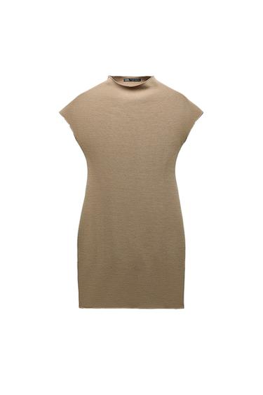 SHORT STRETCH KNIT DRESS