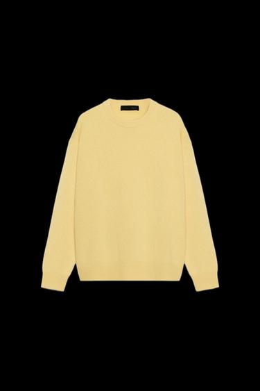 PULLOVER AUS 100 % KASCHMIR MIT LANGEN ÄRMELN - Gelb von Zara - Bild 0