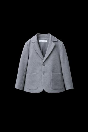 Zara SLIM FIT SUIT BLAZER - Gray - Image 0