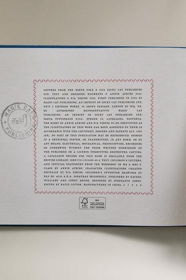 LETTERS FROM THE NORTH POLE CHILDREN'S BOOK - Multicoloured by Zara - Image 4